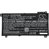 New 4150mAh Battery for HP ProBook x360 11 G3 Education E,ProBook x360 440 G1; P/N:HSTNN-IB8P,HSTNN-LB8K,HSTNN-UB7P,L12717-171,L12717-1C1,L12717-421,L12717-541,L12791-855,RU03048XL,RU03XL