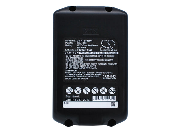 Hitachi DV 18DBL, DH 18DSL, DS 18DBL, DS 18DSAL, C 18DSL2, C 18DSL, CJ 18DSL, CR 18DSL, G 18DSL, R 18DSL, RB 18DSL