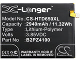 New 2940mAh Battery for HTC 99HALL015-00,Desire 650 4G; P/N:35H00267-01M,B2PZ4100