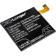 HTC 2PZC,2PZC100,601HT,U11,U11TD-LTE,U-3f,U-3u,U-3w; P/N:35H00271-00M,B2PZC100 Battery