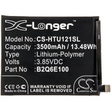 New 3500mAh Battery for HTC  Imagine Life,U12 life,U12 life Dual SIM,U12 life Dual SIM TD-LTE; P/N: 35H00278-00M,B2Q6E100