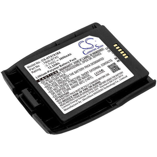 Honeywell Dolphin 7800; P/N:7800-BTXC,7800-BTXC-1 Battery
