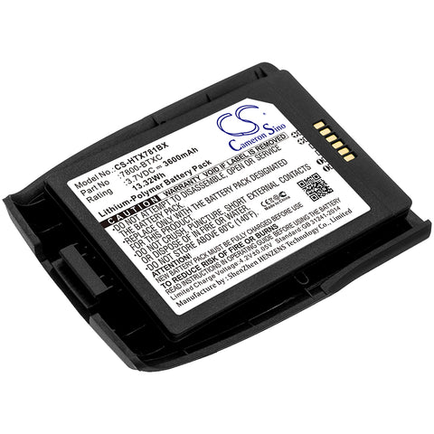 Honeywell Dolphin 7800; P/N:7800-BTXC,7800-BTXC-1 Battery