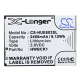 New 2400mAh Battery for Huawei  601HW,603HW; P/N: HWBCK1