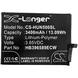 New 3400mAh Battery for Huawei Nova 5,Nova 5 Pro,SEA-AL00,SEA-AL10,SEA-TL00,SEA-TL10; P/N:HB396589ECW