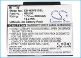 Battery for HUAWEI V810,  T7200,  U7200