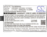 New 3600mAh Battery for IBM 45906,571F,572F,5739,5778,5781,5782,5799,5800,590,5908,iSeries,pSeries,xSeries; P/N:42R3965,42R3969,74Y5665