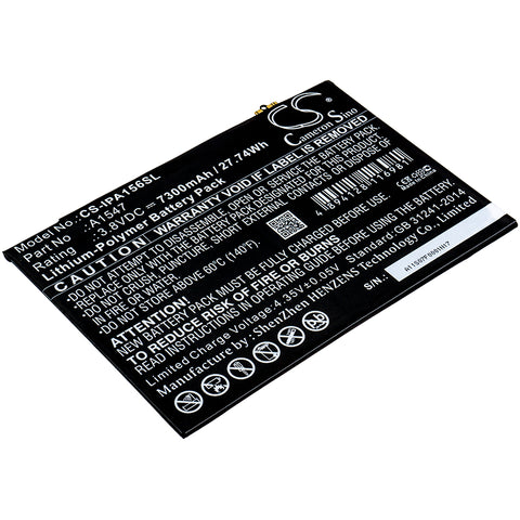 Apple A1547,A1566,A1567,iPad6,iPadAir2,iPadAir2WiFi,MGKL2LL/A,MGL12LL/A,MGTX2LL/A,MH1J2LL/A,MH2M2LL/A,MH2N2LL/A,MH2P2LL/A,MH2U2LL/A,MH2V2LL/A,MH2W2LL/A,MH312LL/A,MH322LL/A,MH332LL/A; P/N:A1547 Battery