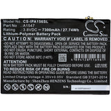 New 7300mAh Battery for Apple A1547,A1566,A1567,iPad6,iPadAir2,iPadAir2WiFi,MGKL2LL/A,MGL12LL/A,MGTX2LL/A,MH1J2LL/A,MH2M2LL/A,MH2N2LL/A,MH2P2LL/A,MH2U2LL/A,MH2V2LL/A,MH2W2LL/A,MH312LL/A,MH322LL/A