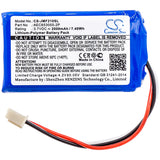 New 2000mAh Battery for JBL Flip 2 (2013),Flip II (2013); P/N:AEC653055-2P