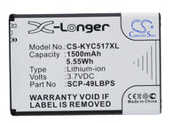 KYOCERA Hydro, Rise, C5170, KYC5170, Rise C5155, C5155, Hydro Plus, C5171