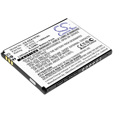 Kazuna eTalk 4G,KAZ-F019,KAZ-F019PP; P/N:BP1578 Battery