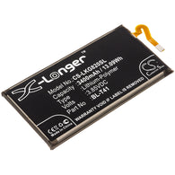 LG G8 ThinQ,G820N,G820UM,LMG820QM7,LM-G820TM,LMG820TMB,LMG820UM0,LMG820UM1,LMG820UMB,LM-G820V,LMV405EB,LMV405EBW,V40,V40 ThinQ,V40 ThinQ VZW LTE-A,V405QA7,V405TAB,V405UA,V405UA0,V405UAB,V409N; P/N:BL-T41 Battery