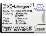 New 2300mAh Battery for LG AS870,D500,D505,D520,Enact,Enact 4G LTE,FX3,MS500,Optimus F3,Optimus F3Q,Optimus F5,Optimus F6,Optimus L7 II Dual,Optimus L7II,P703,P710,P713,P715,VS870,VS890; P/N:BL-59JH