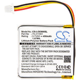New 450mAh Battery for Logitech  UE9000; P/N:75.211561