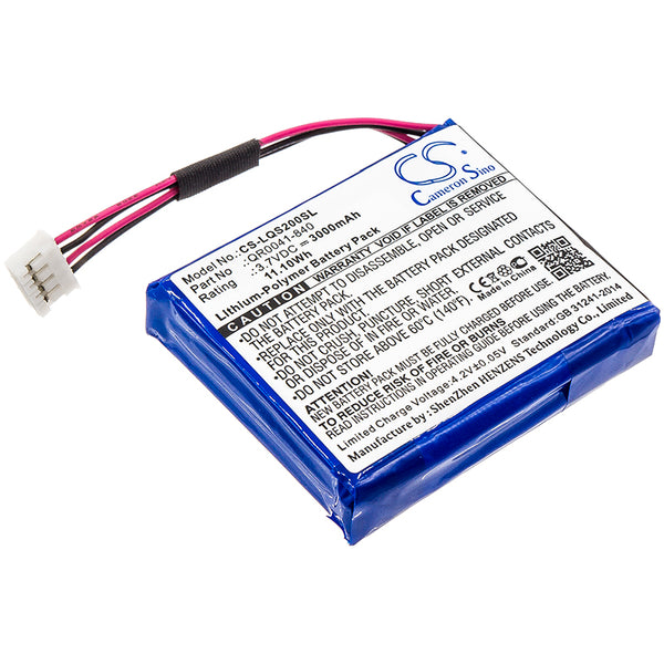 Qolsys IQ Panel 2; P/N:QR0041-840,SP584646-1S2P Battery