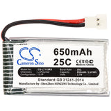New 650mAh Battery for SYMA CX-30,F5C,V929,WalkeraQR,X5,X5A,X5C,X5C-1,X5SC,X5SW