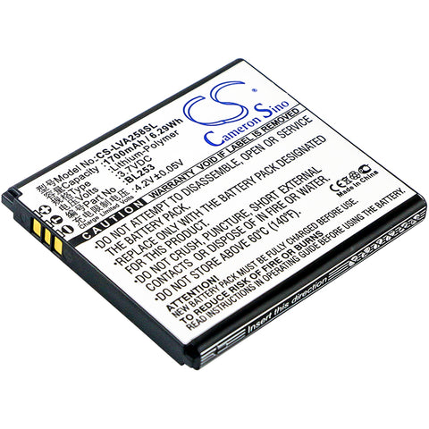 Lenovo A2580,A2860; P/N:BL253 Battery