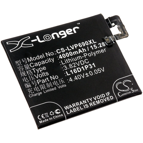 Lenovo PB2-690N,Phab 2 Pro,Phab2 Pro; P/N:L16D1P31 Battery