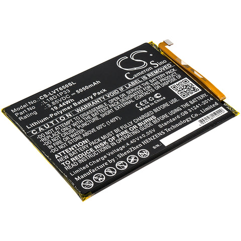 Lenovo PB-6505M,Tab V7; P/N:L18D1P33 Battery