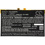 New 6800mAh Battery for Lenovo Tab410,Tab410.1,TAB410-ZA2J0030SE,TB-X304F,TB-X304F/L,TB-X304F/N,TB-X304F-ZA2J0030SE,TB-X304L; P/N:L16D2P31