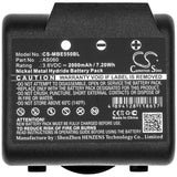 2000mAh Replacement Battery for IMET BE5500, M550S ZEUS, M550S THOR, BE3600; P/N:AS060, AS083N: