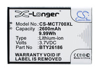 Mobistel Cynus T7, MT-600S, MT-600W