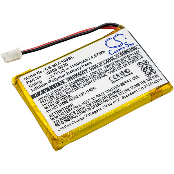  Equipment Battery for Minelab CTX 3030 WM-10 (1100mAh)