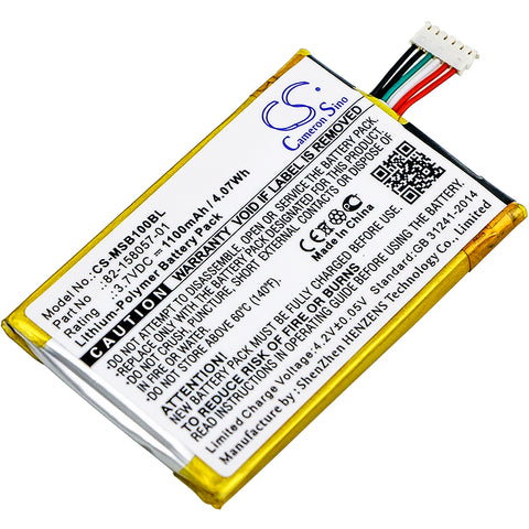 Motorola SB1,SB1B-SE11A0WW,SB1-HC; P/N:82-158057-01 Battery