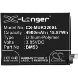 New Replacement 4900mAh Battery for Xiaomi M2007J3SY,Mi 10T 5G; P/N:BM53