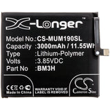 New 3000mAh Battery for Xiaomi M1901F9E,M1901F9T,Mi Play; P/N:BM3H