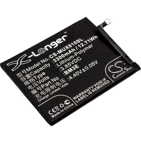 Xiaomi Dipper,M1803E1A,M1803E1C,M1803E1T,M1808D,Mi 8,Mi 8 Dual SIM TD-LTE,Mi 8 Premium Edition,Mi 8 Premium Edition Dual SIM; P/N:BM3E Battery