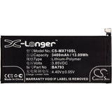 New 3400mAh Battery for MeiZu M793Q,Pro 7 Plus; P/N:BA793