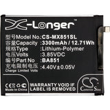 New 3300mAh Battery for MeiZu E3,E3 Dual SIM,M851M,M851Q,mblu E3 Dual SIM TD-LTE,Meilan E3; P/N:BA851