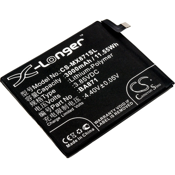 MeiZu 15 Lite,M15; P/N:BA871 Battery