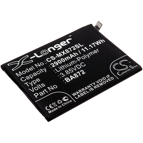 Meizu M1872,M872H,M872Q,Meilan 16X; P/N:BA872 Battery