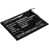 MeiZu M1923,M923Q,Note 9; P/N:BA923 Battery
