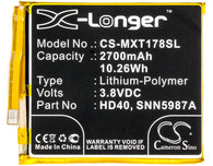 Mobile, SmartPhone Battery for Motorola, Moto Z Force 2nd, Moto Z2 Force, Moto Z2 Force Edition LTE-A, XT1789-01, Moto Z Force 2nd gen
