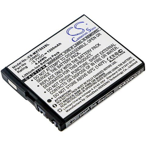 Motorola Greco,Quench XT5,XT3,XT500,XT502,XT502 Greco,XT502 Quench XT; P/N:HH06,OM6C Battery