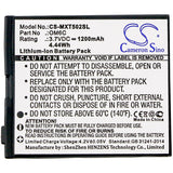 New 1200mAh Battery for Motorola Greco,Quench XT5,XT3,XT500,XT502,XT502 Greco,XT502 Quench XT; P/N:HH06,OM6C