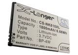 New 1800mAh Battery for Nokia Lumia 810,Lumia 822; P/N:BP-4W