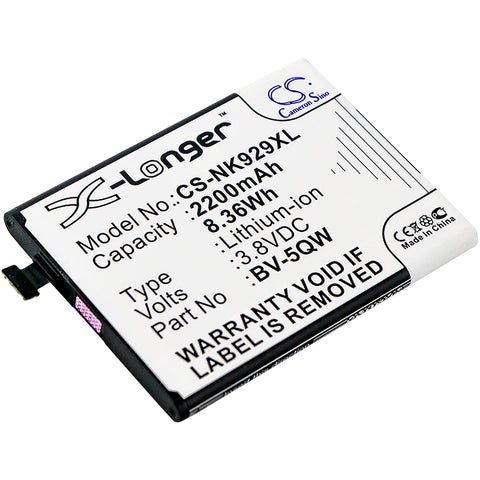 Microsoft Lumia 929,Lumia 930,RM927; P/N:BV-5QW Battery