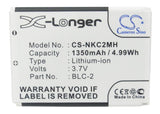 Nokia 1220, 1221, 1260, 1261, 2260, 3310, 3315, 3330, 3350, 3360, 3385, 3390, 3395, 3410, 3510, 3510i, 3520, 3530, 3560