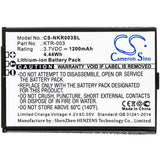 New 1200mAh Battery for Nintendo MWH710A01,New 3DS,NN3DS; P/N:KTR-003