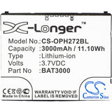 New 3000mAh Battery for Opticon H-27,H-27 1D,H-27 2D; P/N:BAT3000,T65114B00028