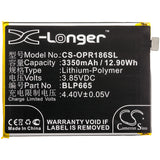 New 3350mAh Battery for OPPO CPH1859,CPH1861,F7 Youth,Realme 1; P/N:BLP665