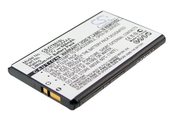 Alcatel OT-C650, OT-C651, OT-C652, OT-E159, OT-E259, VLE5, OT-E100, OT-E105, OT-E157, OT-E158, OT-E160, OT-E205