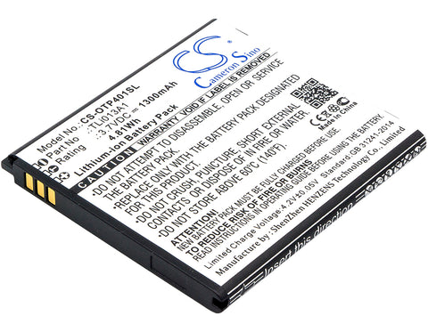 Alcatel One Touch Pixi 4 3.5,OT-4017,OT-4017A,OT-4017D,OT-4017F,OT-4017G,OT-4017S,OT-4017X; P/N:TLi013A1,TLi013A7 Battery
