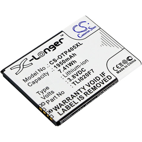 Alcatel One Touch 4 5.0,One Touch Pixi 4 (5),One Touch Pixi 4 5,OT-5045,OT-5045A,OT-5045D,OT-5045J,OT-5045T; P/N:TLI020F7 Battery