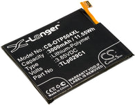 Alcatel 5049S,5049W,5049Z,A30,A30 Fierce,A30 Fierce LTE,A30 Plus,A30 Plus LTE,OT-5049S,OT-5049W,OT-5049Z; P/N:TLp029C1 Battery